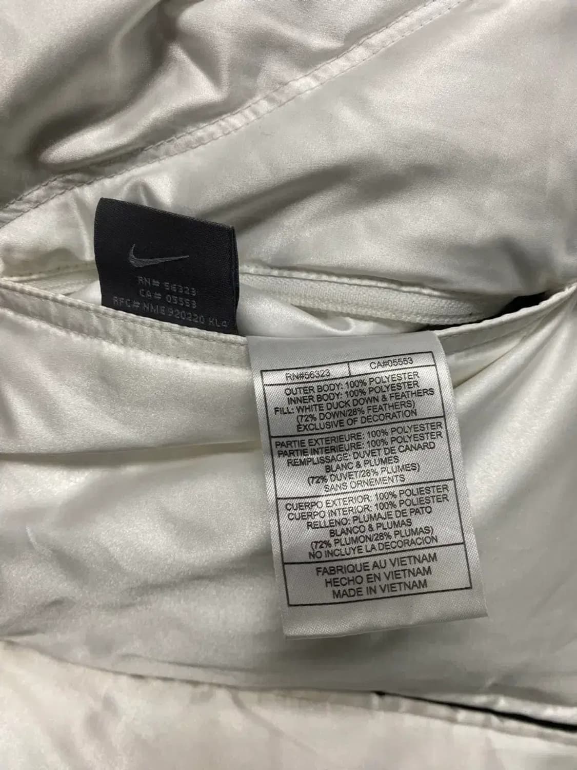 나이키 리버시블 글로시 패딩조끼 S 상품이미지10