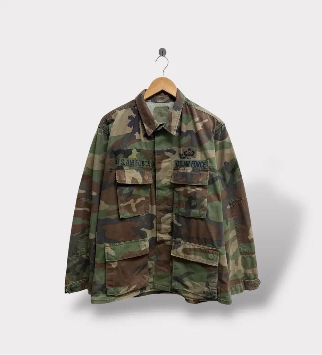90s US 카모 밀리터리 야상 M 상품이미지1
