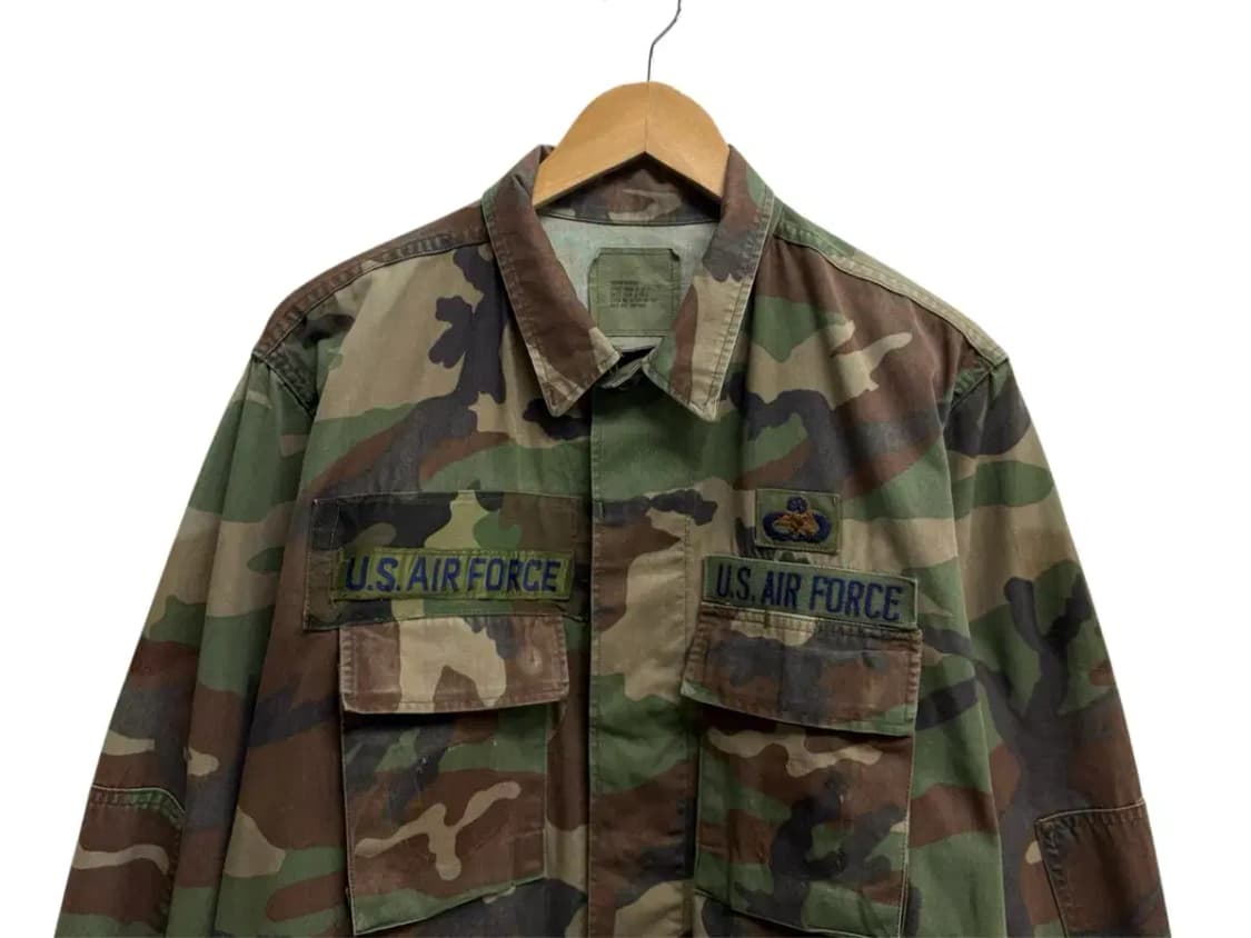 90s US 카모 밀리터리 야상 M 상품이미지2