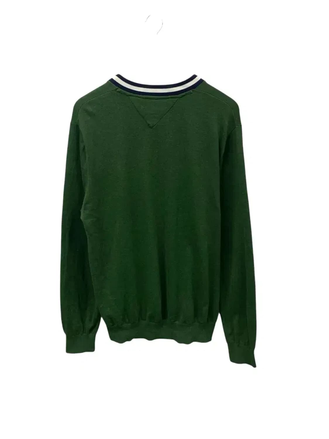타미힐피거 그린 브이넥 스웨터 L 상품이미지3