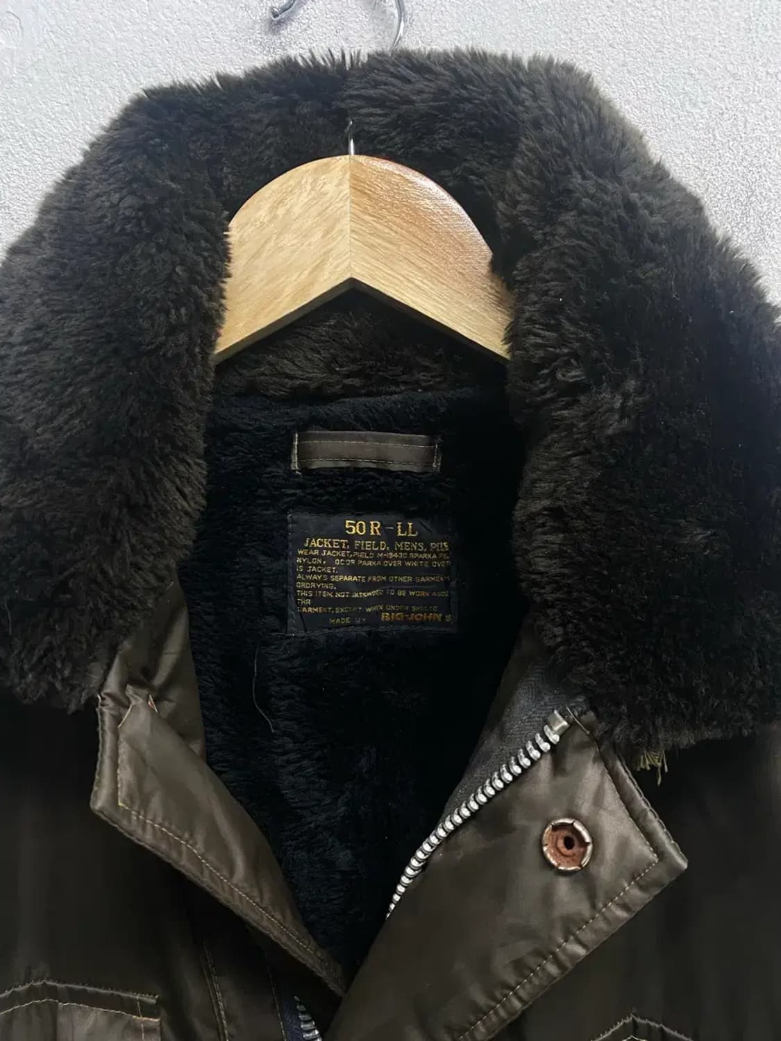 50R-LL 빅 존 빈티지 털안감 필드재킷 L-XL 상품이미지5