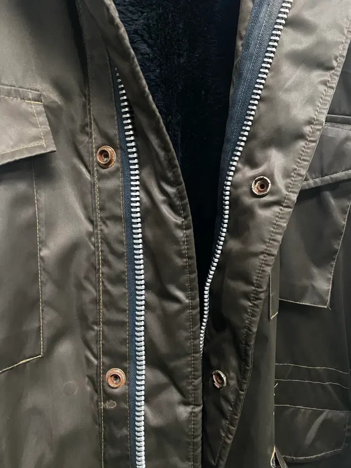 50R-LL 빅 존 빈티지 털안감 필드재킷 L-XL 상품이미지6