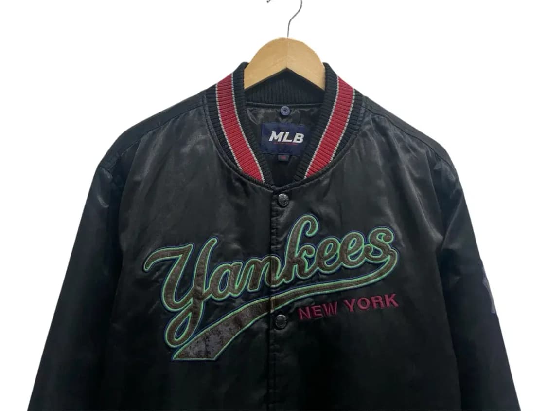 MLB 뉴욕 양키스 스타디움 새틴 점퍼 자켓 L-XL 상품이미지2