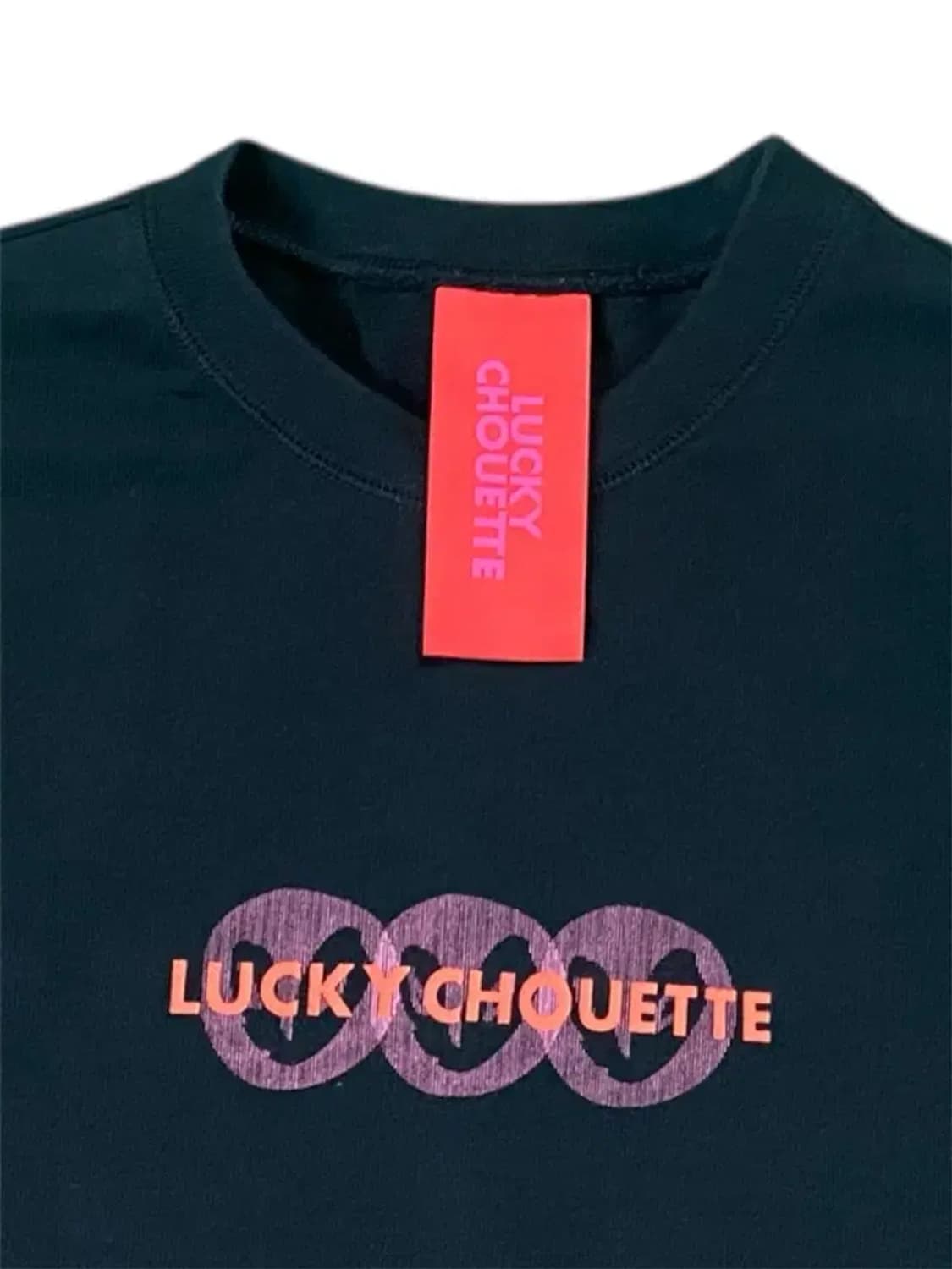 럭키슈에뜨 하트 크롭 긴팔 티셔츠-36사이즈 상품이미지4