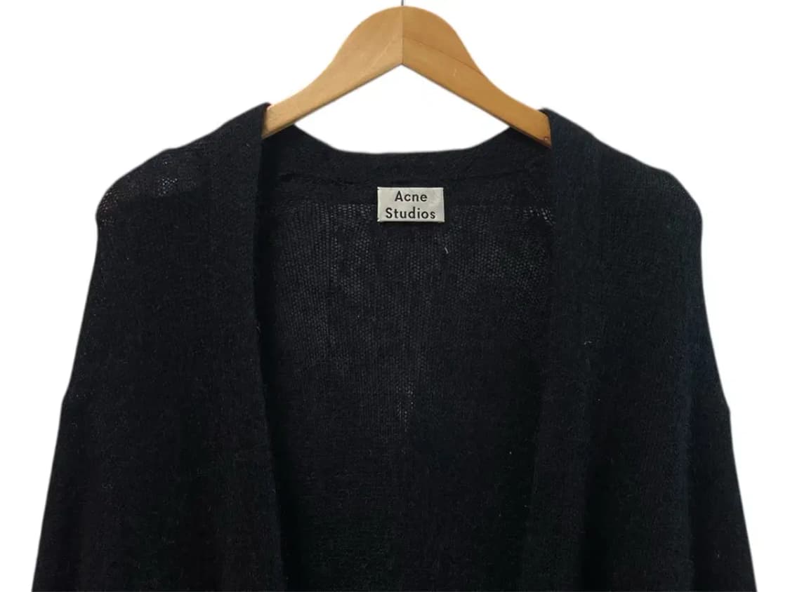 Acne 아크네스튜디오 모헤어 블랙 가디건 S-L 상품이미지2