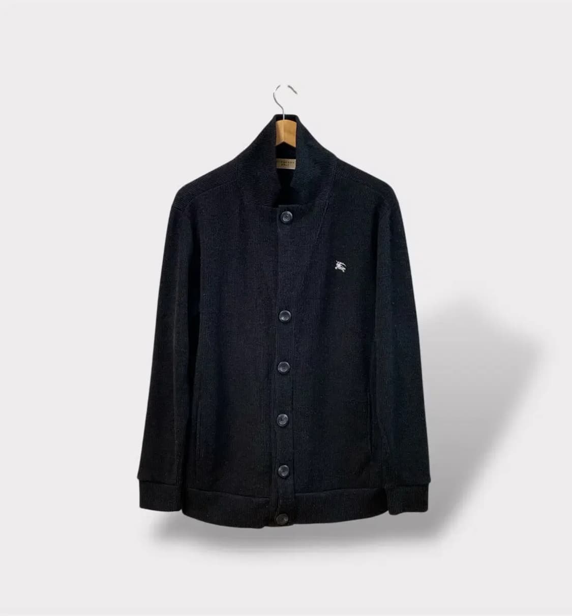 BURBERRY 브릿 니트 숄카라 가디건 XL 상품이미지1