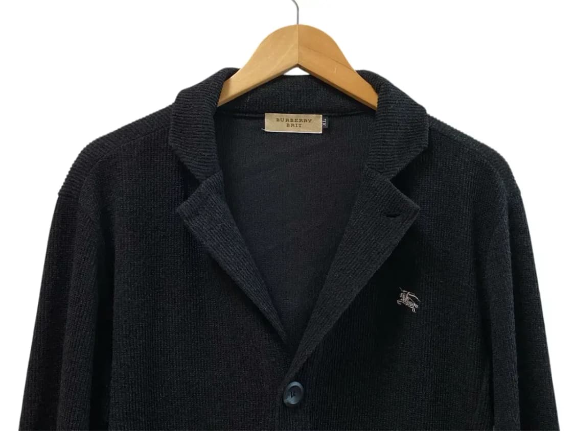 BURBERRY 브릿 니트 숄카라 가디건 XL 상품이미지3