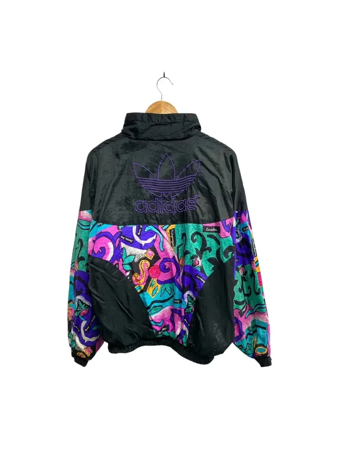 아디다스 90s 올드스쿨 멀티컬러 바람막이 자켓 free 상품이미지4