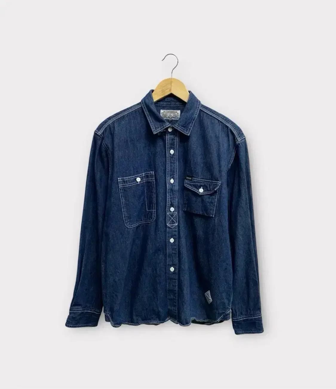 세인트페인 웨스턴 데님셔츠. L 상품이미지1