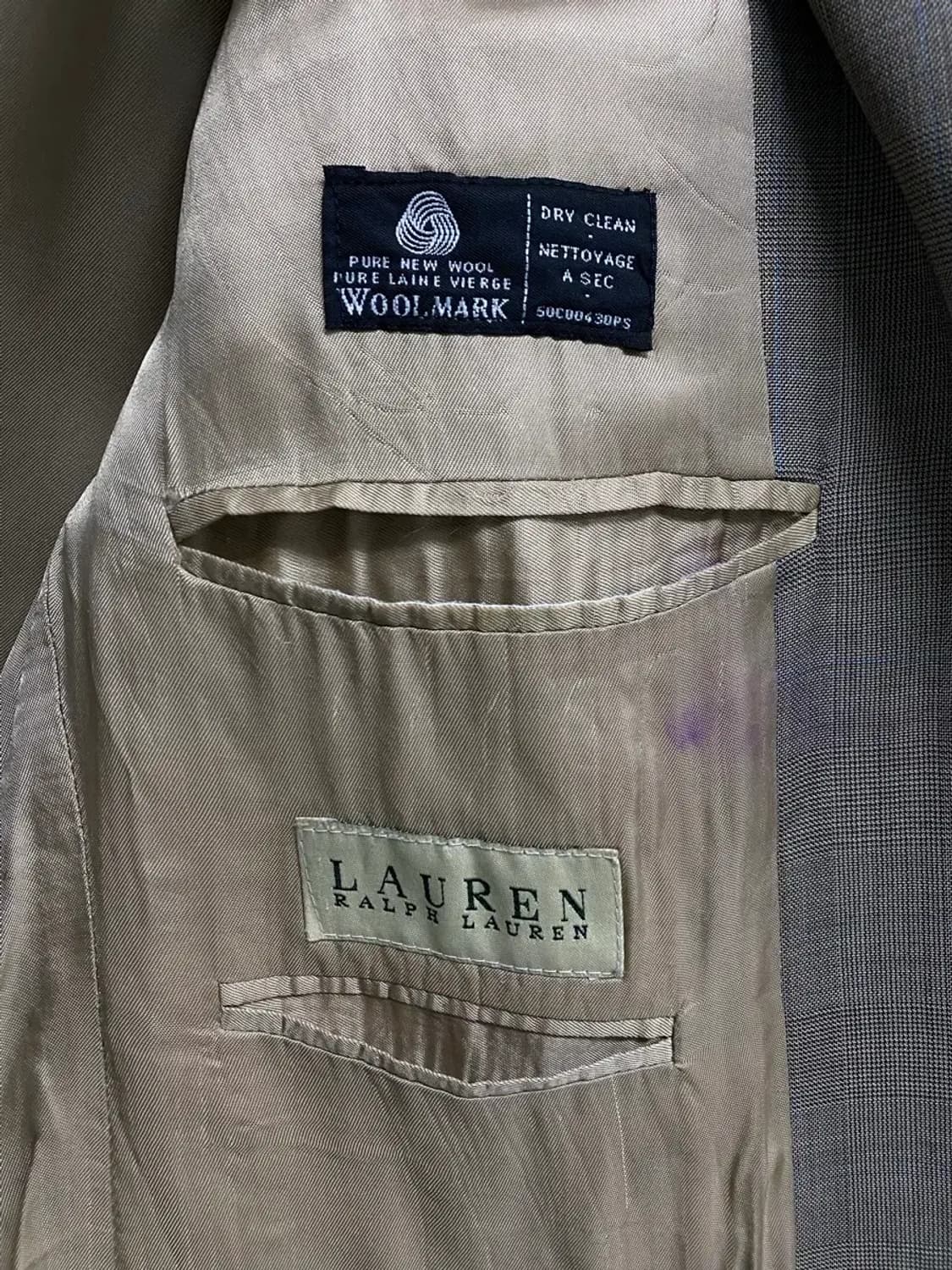 폴로랄프로렌 체크 블레이저 자켓 S 상품이미지4