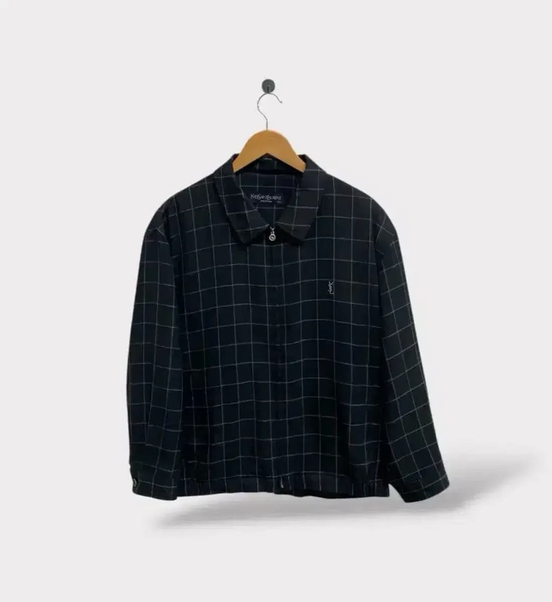 입생로랑YSL 체크 블루종 110 상품이미지1