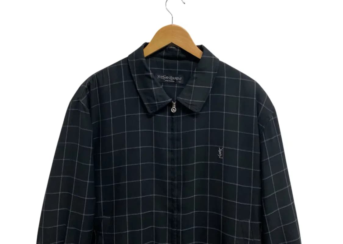 입생로랑YSL 체크 블루종 110 상품이미지2