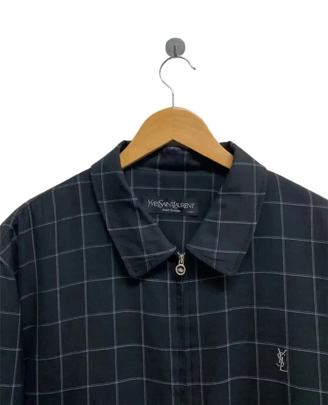 입생로랑YSL 체크 블루종 110 상품이미지4
