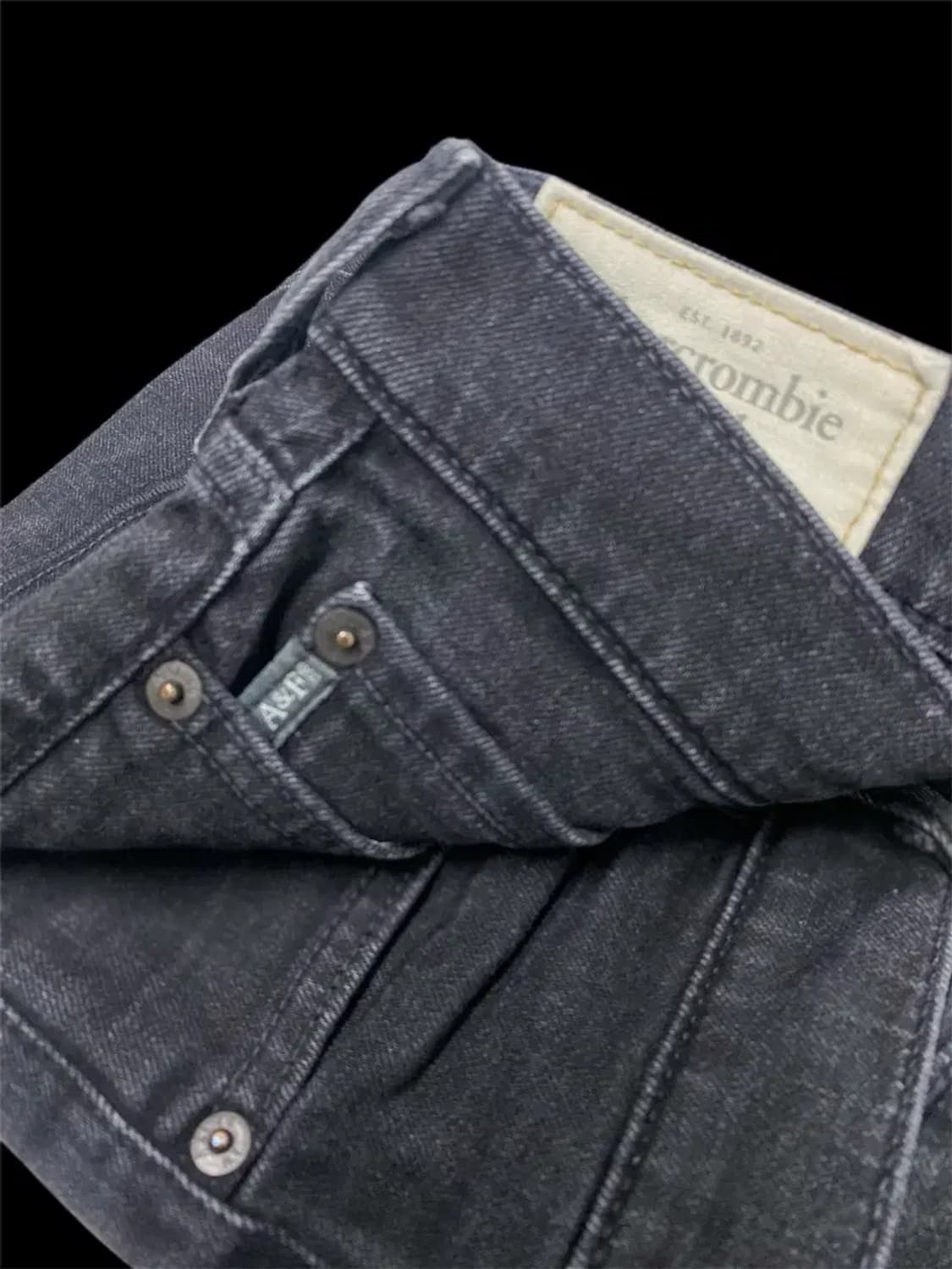 아베크롬비 앤 피치 블랙 데님 팬츠-32인치 상품이미지2