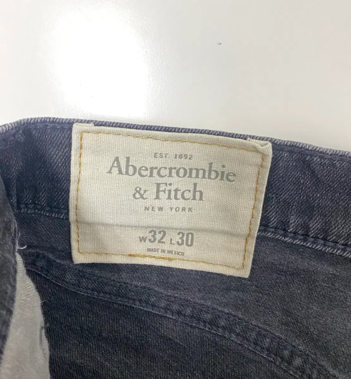 아베크롬비 앤 피치 블랙 데님 팬츠-32인치 상품이미지6