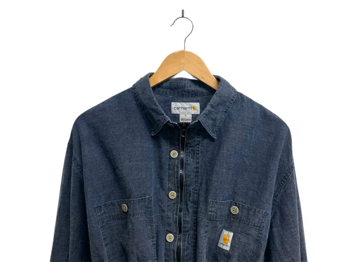 칼하트 Carhartt 크롭 셔츠 자켓 L 상품이미지2