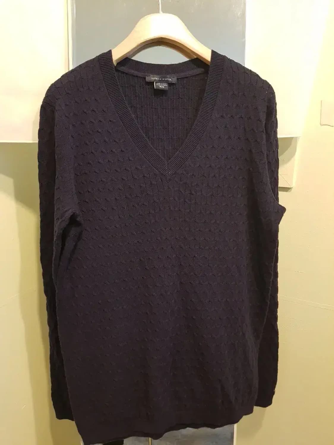 타미힐피거 브이넥 니트 상품이미지1