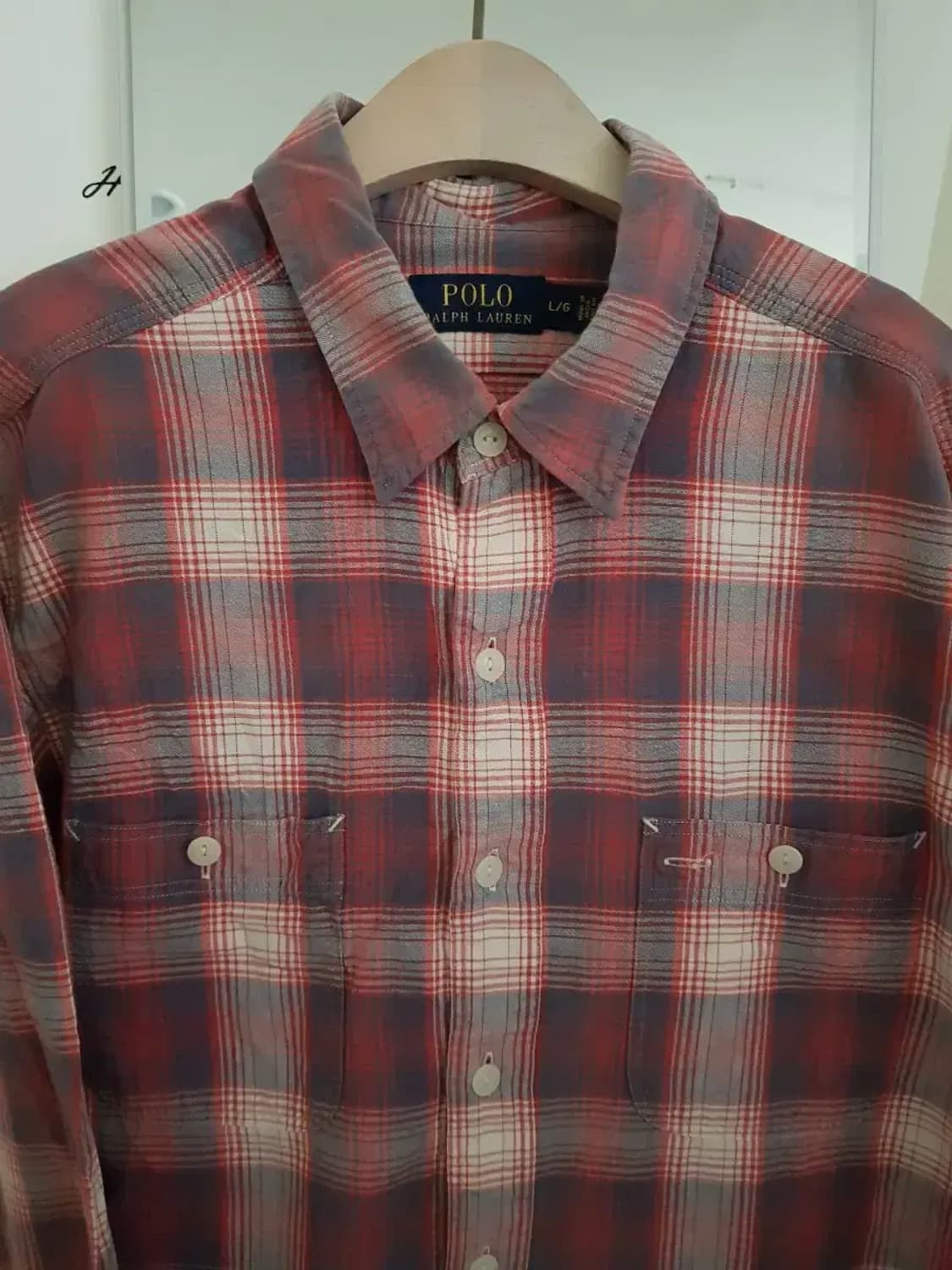 랄프로렌 폴로 체크남방 상품이미지2