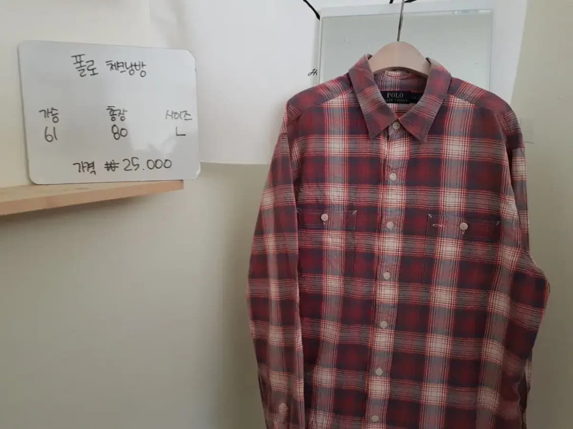 랄프로렌 폴로 체크남방 상품이미지4