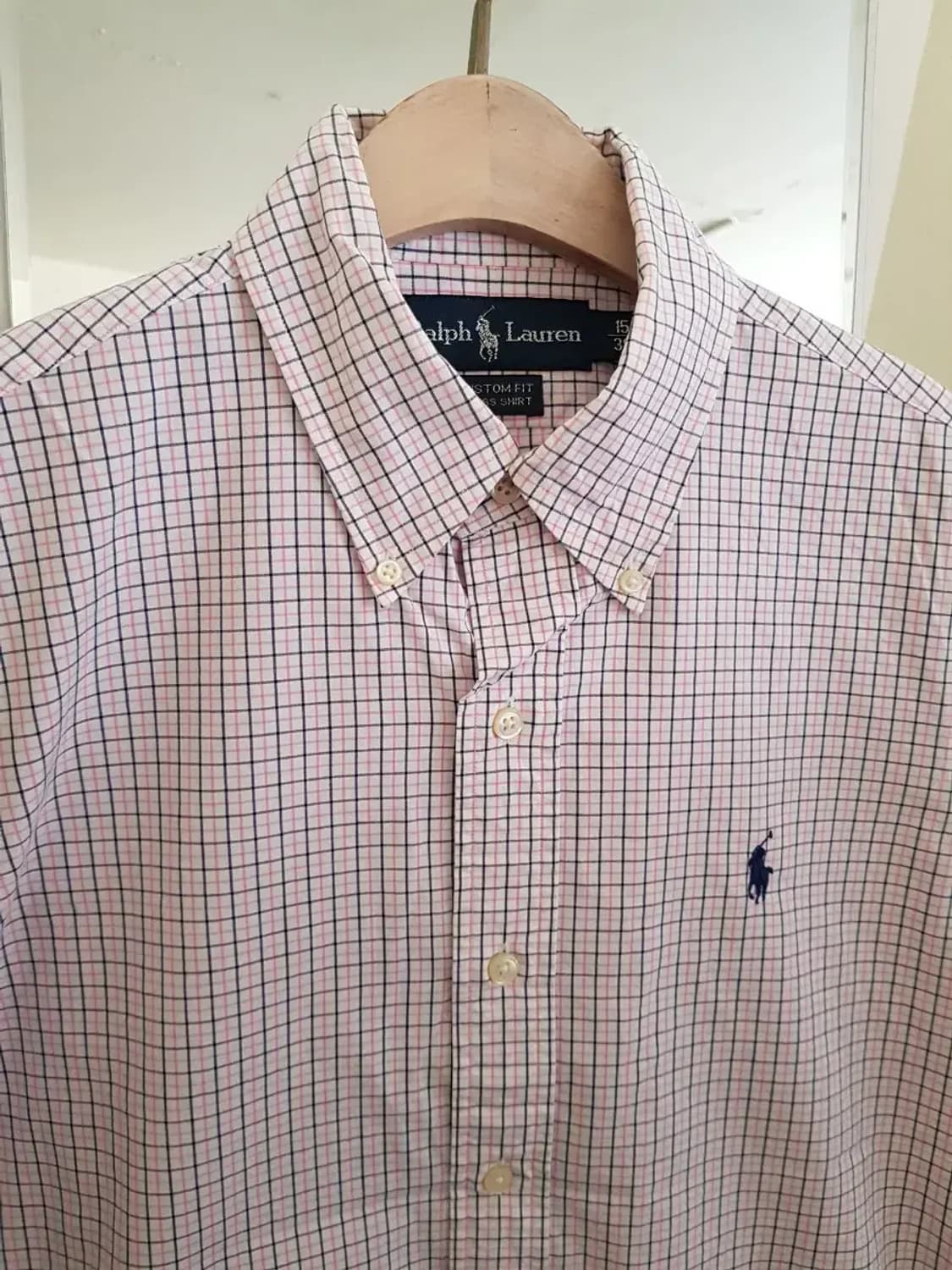 폴로 반팔 체크 남방 셔츠 상품이미지2