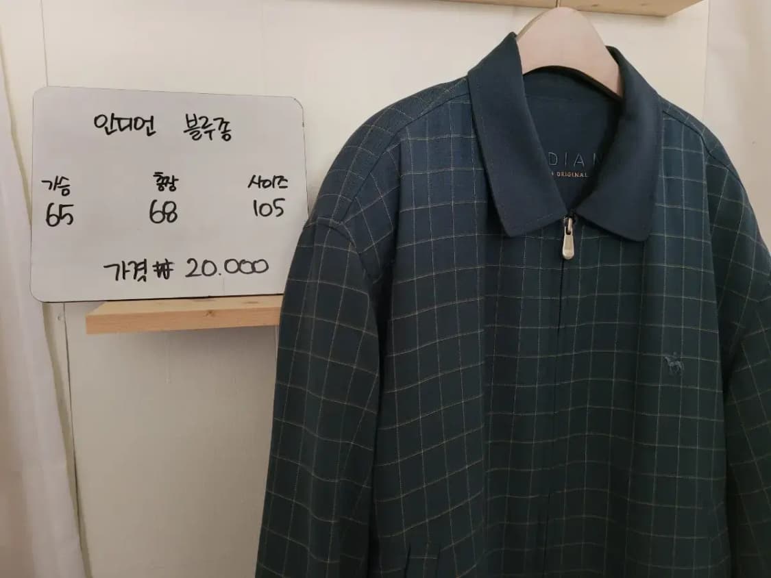 인디언 블루종 점퍼 자켓 상품이미지5