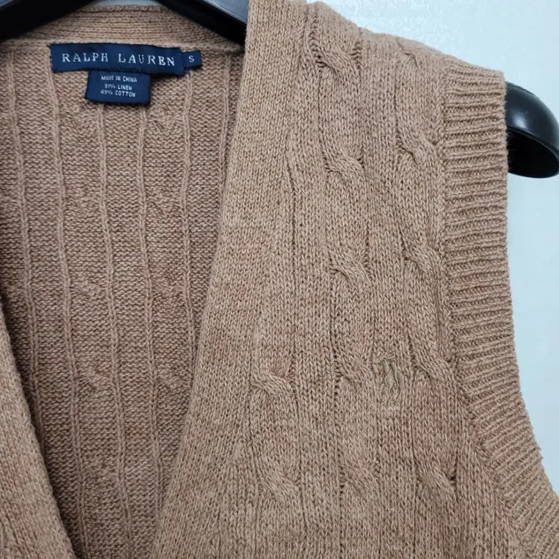 폴로 니트 조끼  상품이미지2