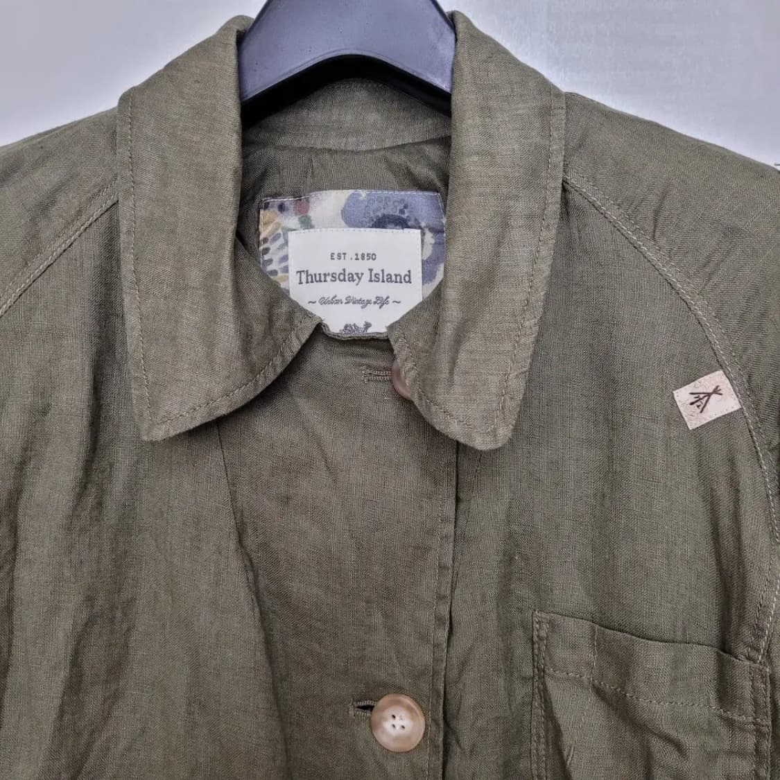 써스데이아일랜드 린넨자켓  상품이미지2