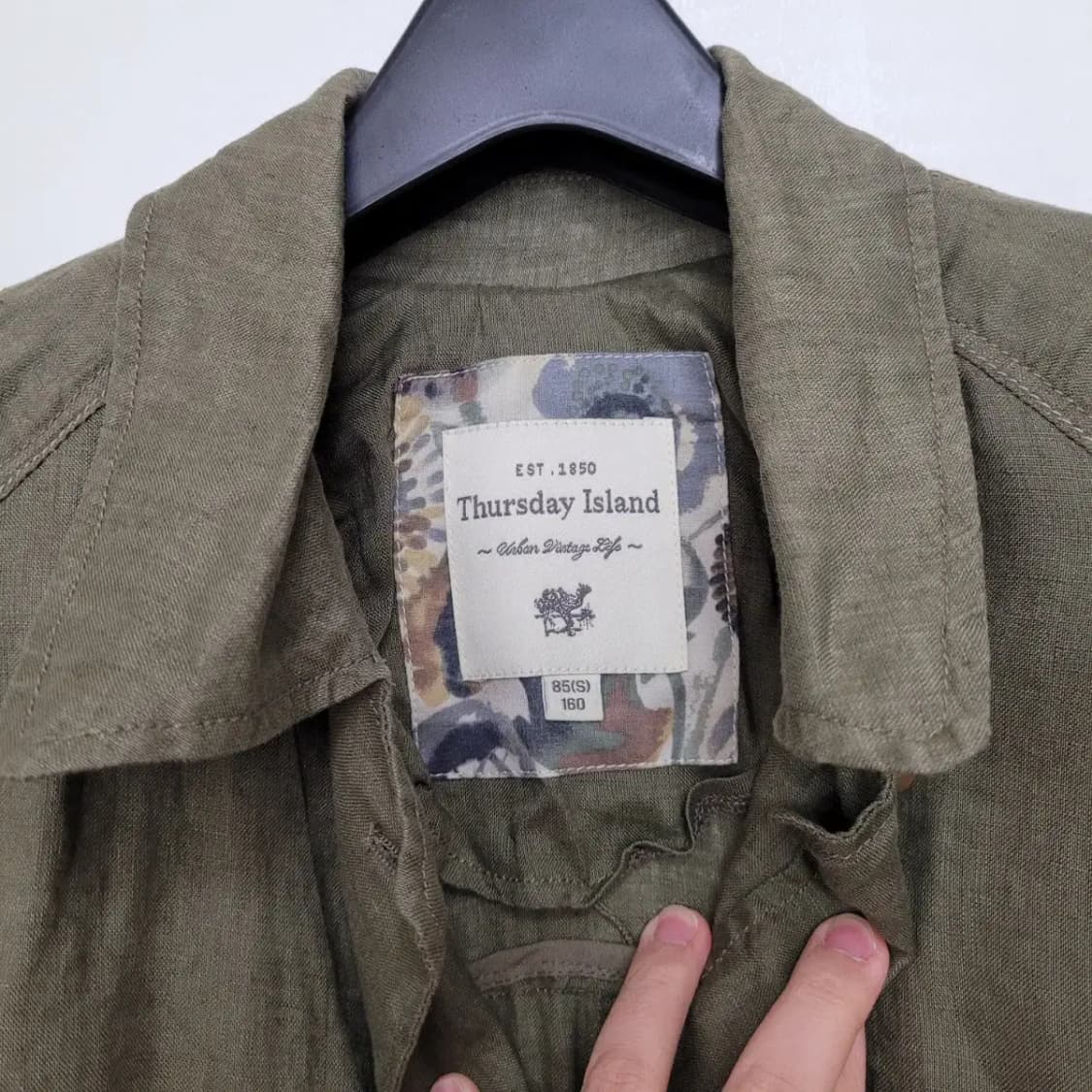 써스데이아일랜드 린넨자켓  상품이미지4