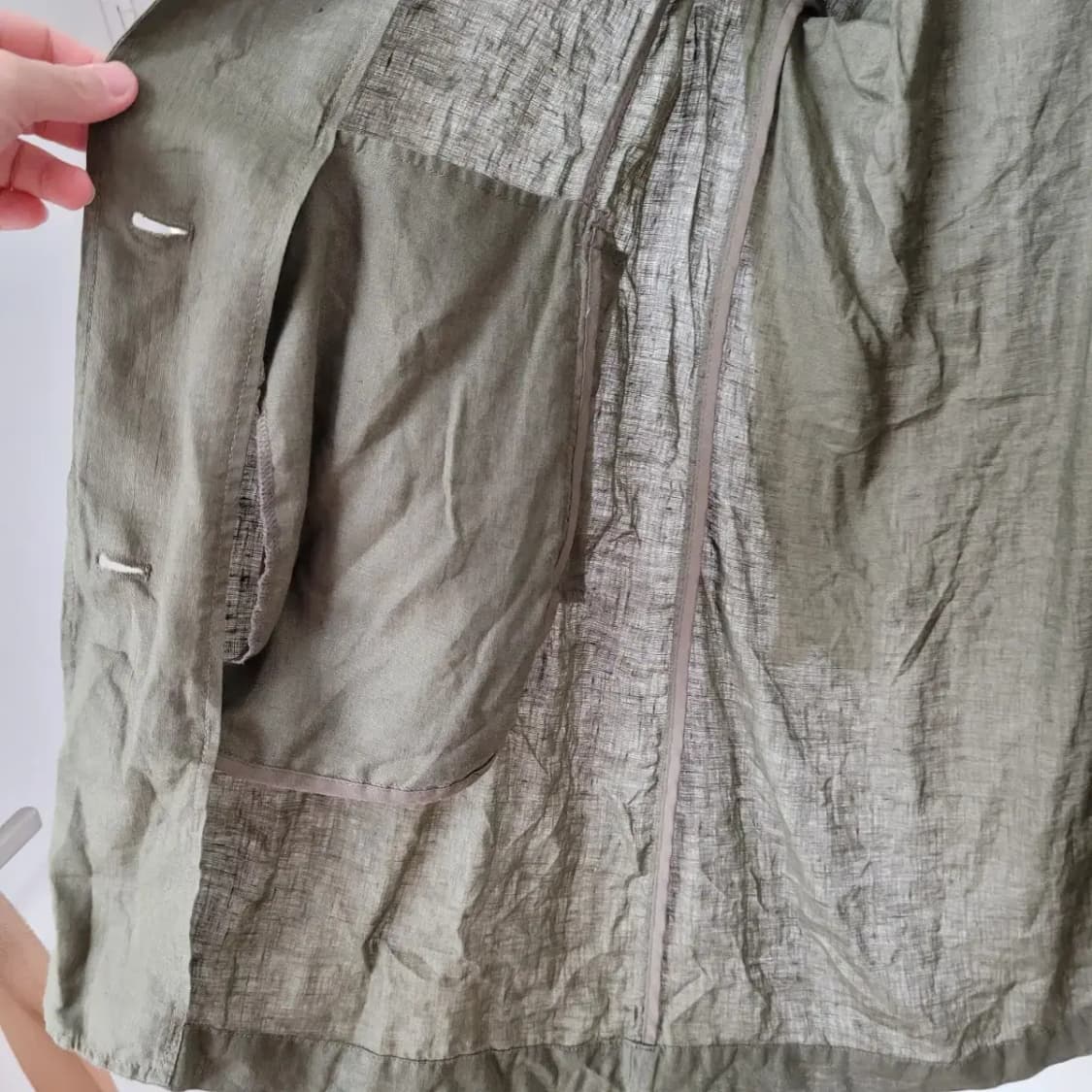 써스데이아일랜드 린넨자켓  상품이미지7