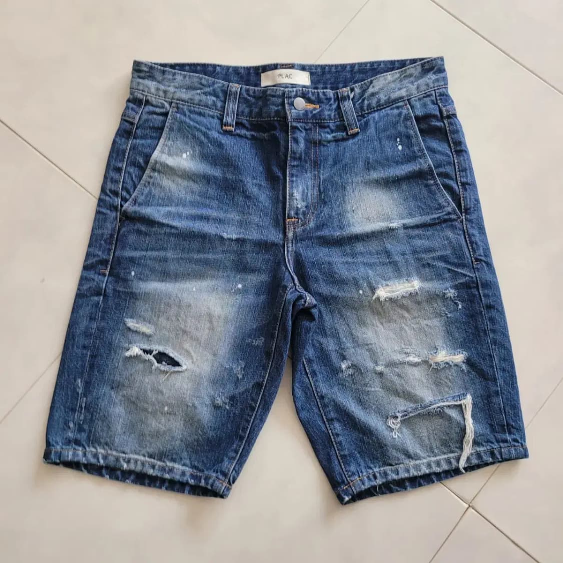 플랙진 청 반바지 31 상품이미지1