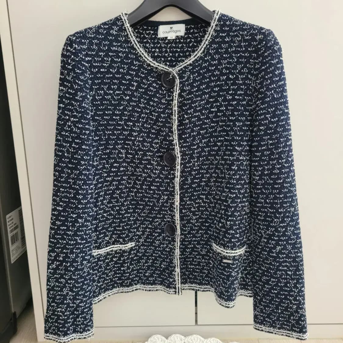 꾸레쥬 트위드 가디건 상품이미지1