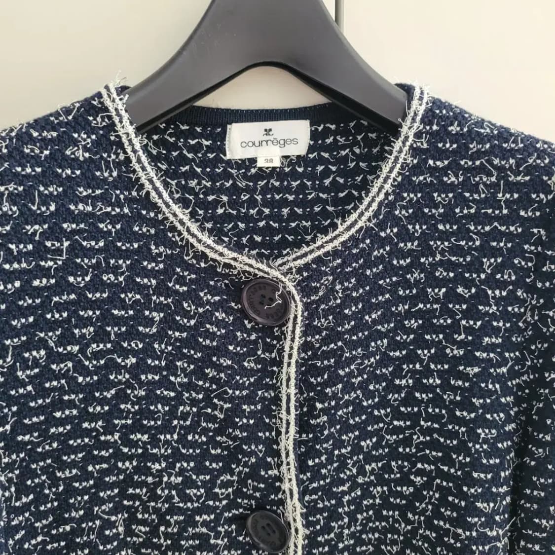 꾸레쥬 트위드 가디건 상품이미지2