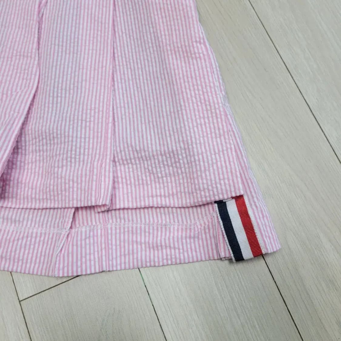 톰브라운 시어서커 미니 플리츠스커트 38 상품이미지3