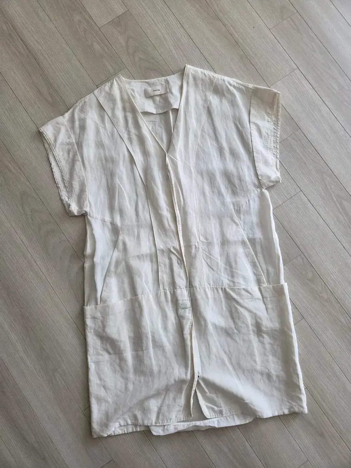 한섬 시스템 린넨 아우터 상품이미지1