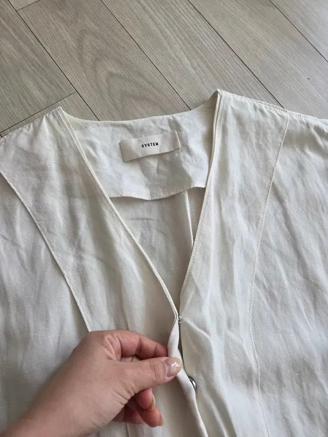 한섬 시스템 린넨 아우터 상품이미지2