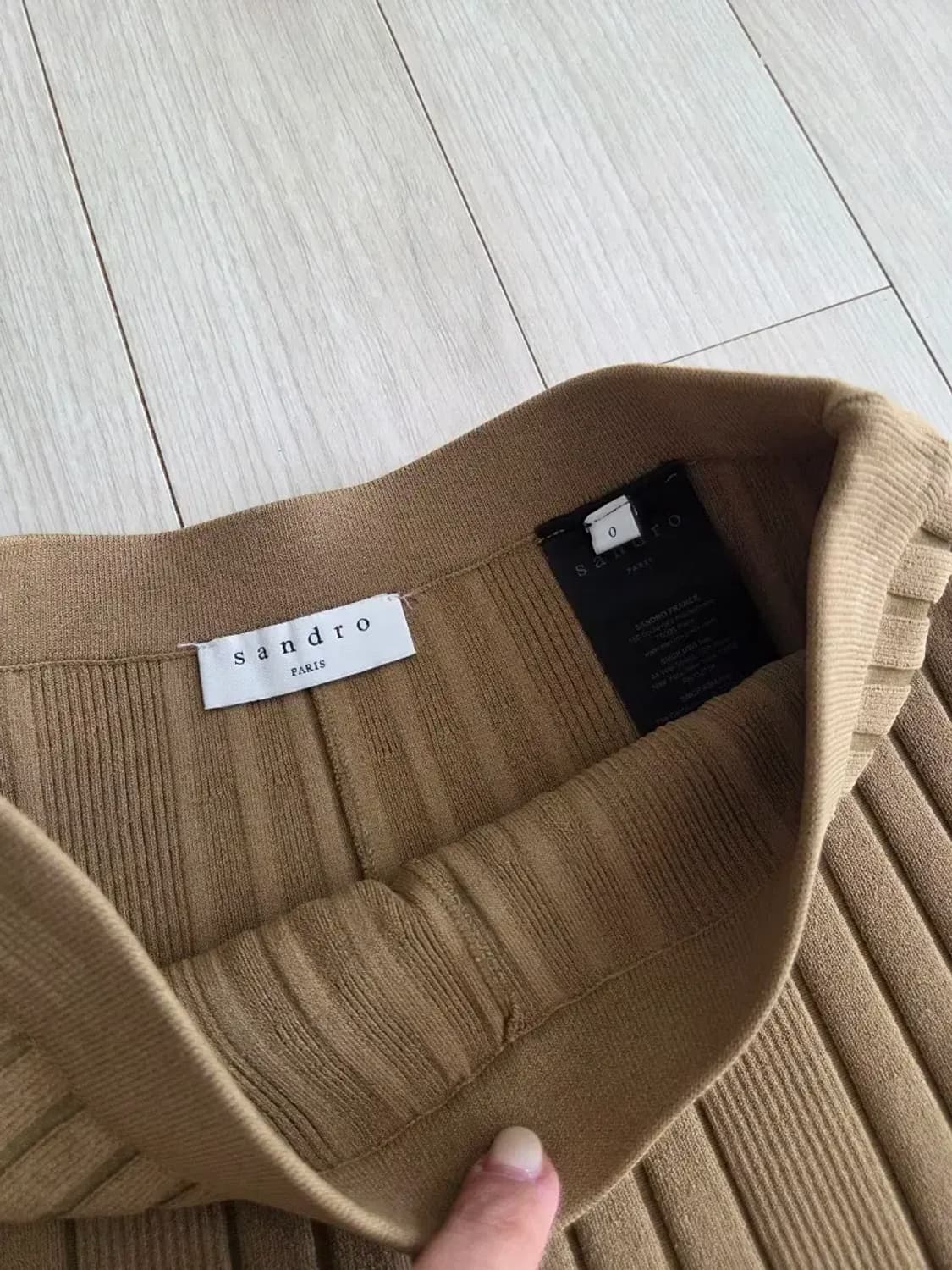 산드로 니트 플리츠 스커트 치마 상품이미지1