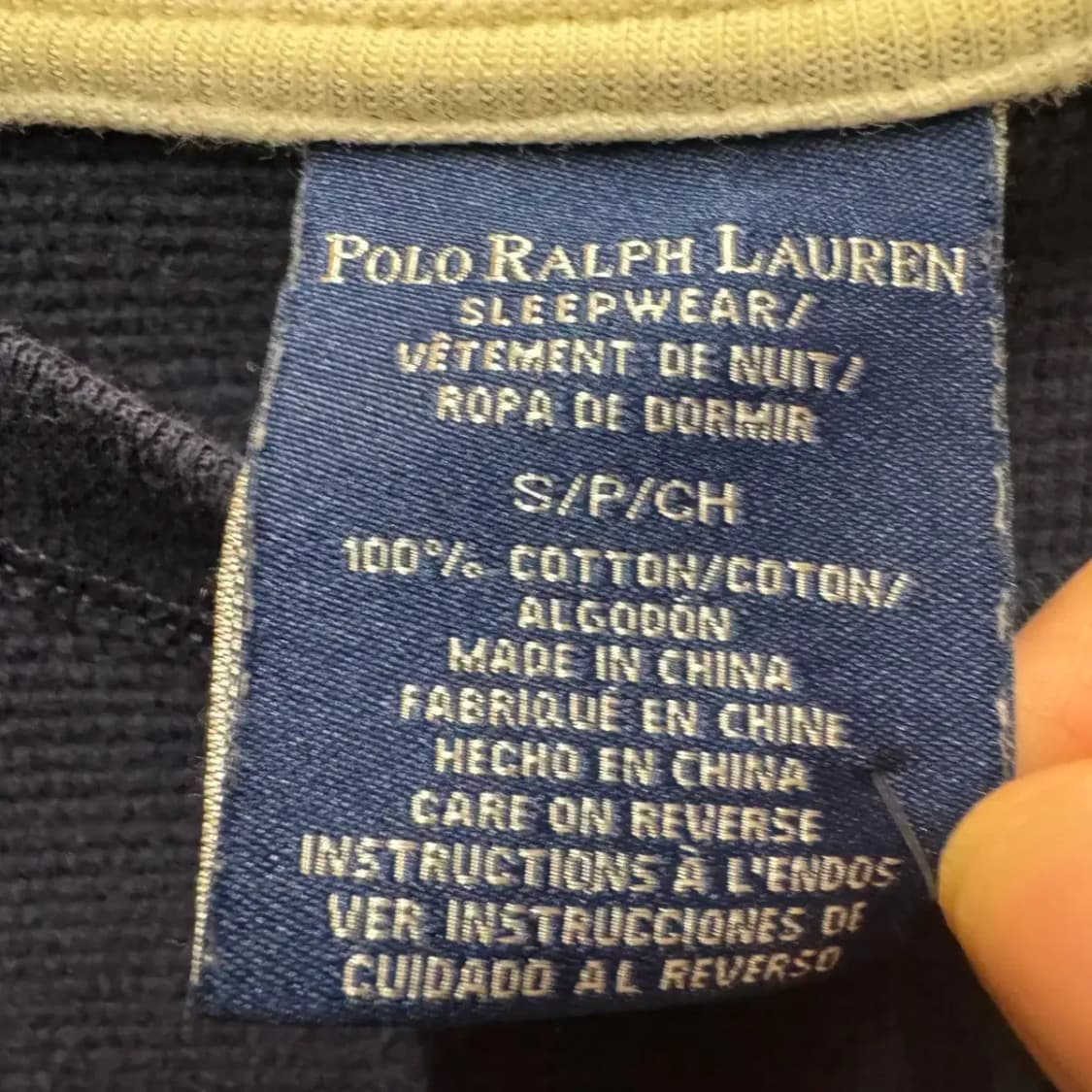 폴로 와플 긴팔티셔츠 상품이미지2