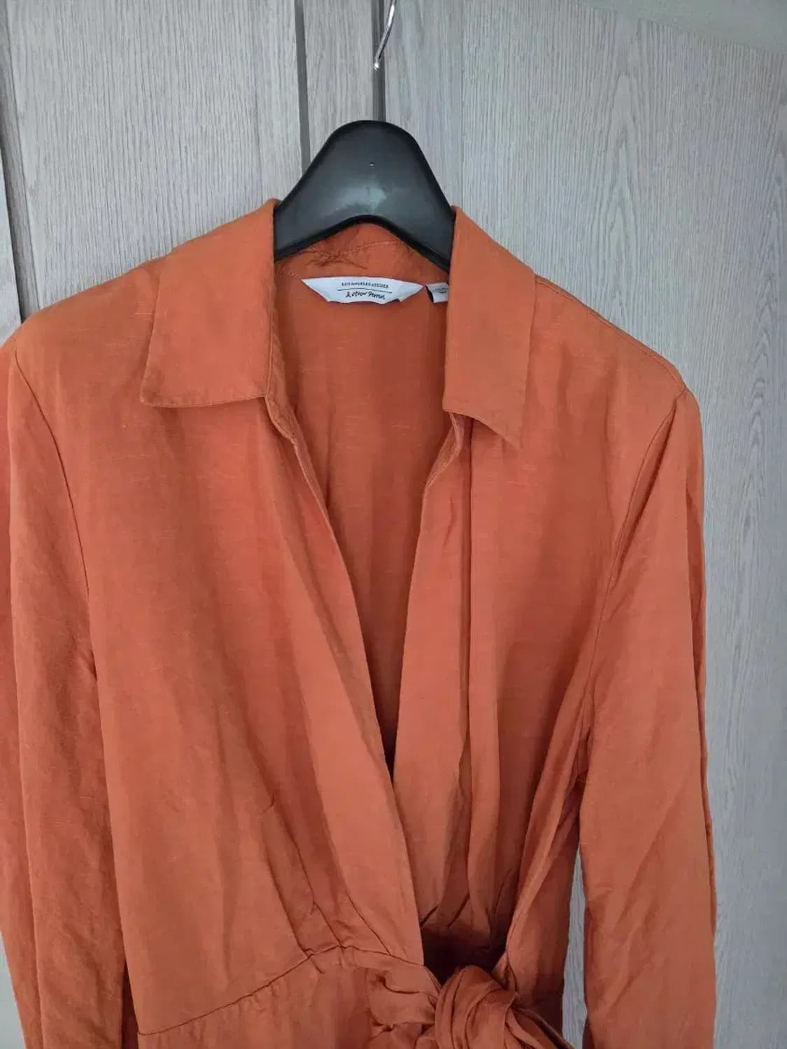 앤아더스토리즈 린넨 맥시 랩원피스 상품이미지1