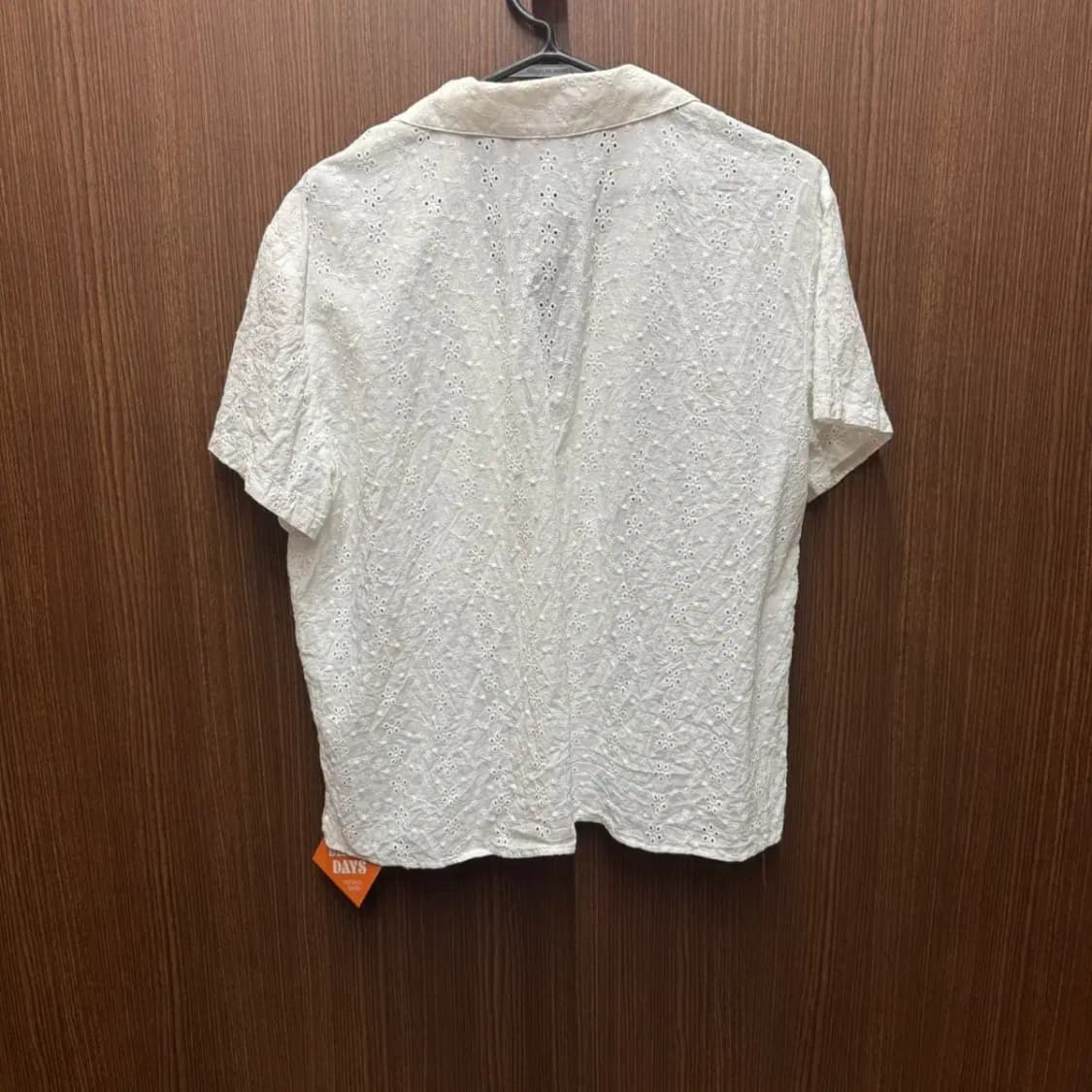 H&M 아일렛 펀칭 반팔 블라우스 상품이미지3