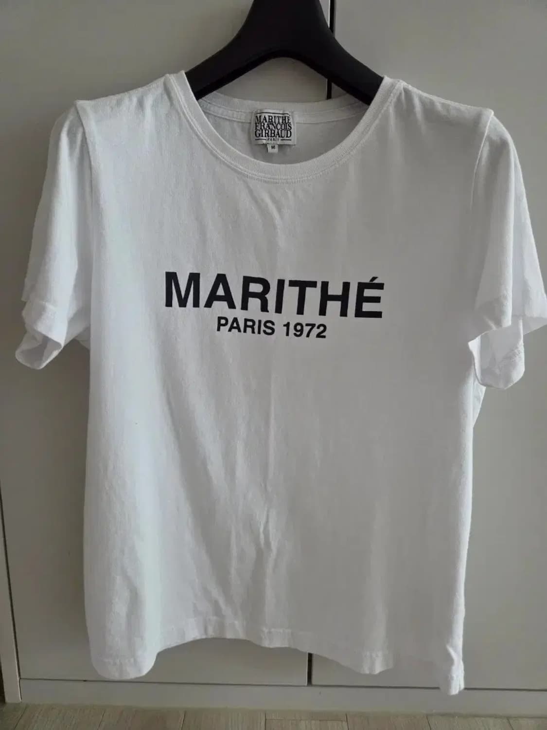 마리떼 프랑소와 저버 화이트 반팔 티셔츠 상품이미지1