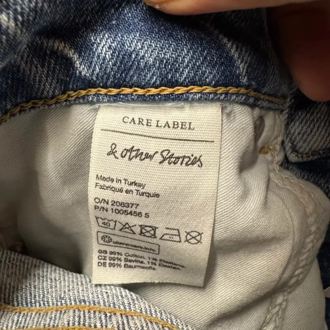 앤아더스토리즈 진 청바지 데님 27-28 상품이미지3