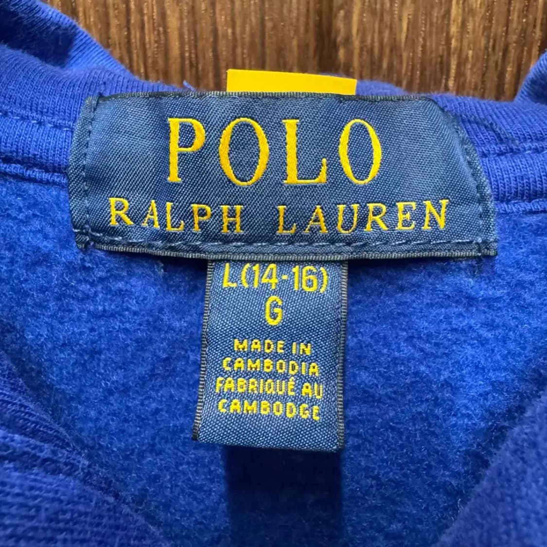 폴로 베어 후드집업 (키즈L) 상품이미지2