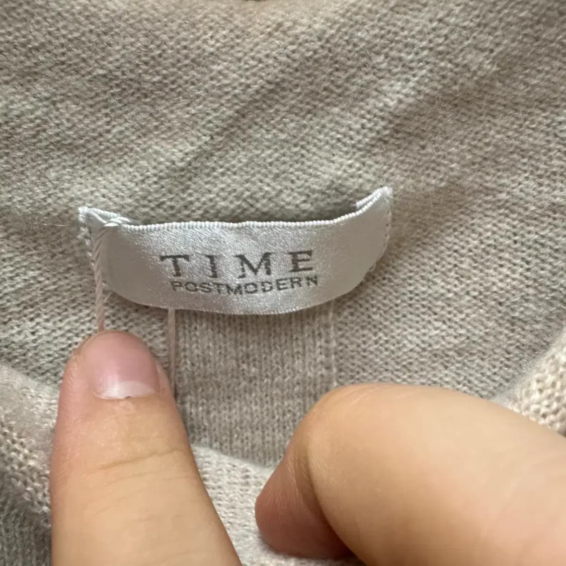 한섬 타임 니트 캐시미어 100% 상품이미지2