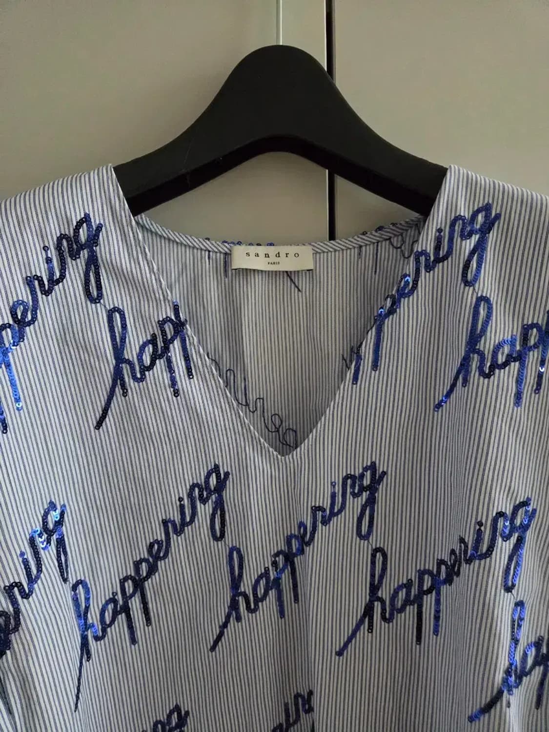 산드로 스팽글 블라우스 상품이미지2