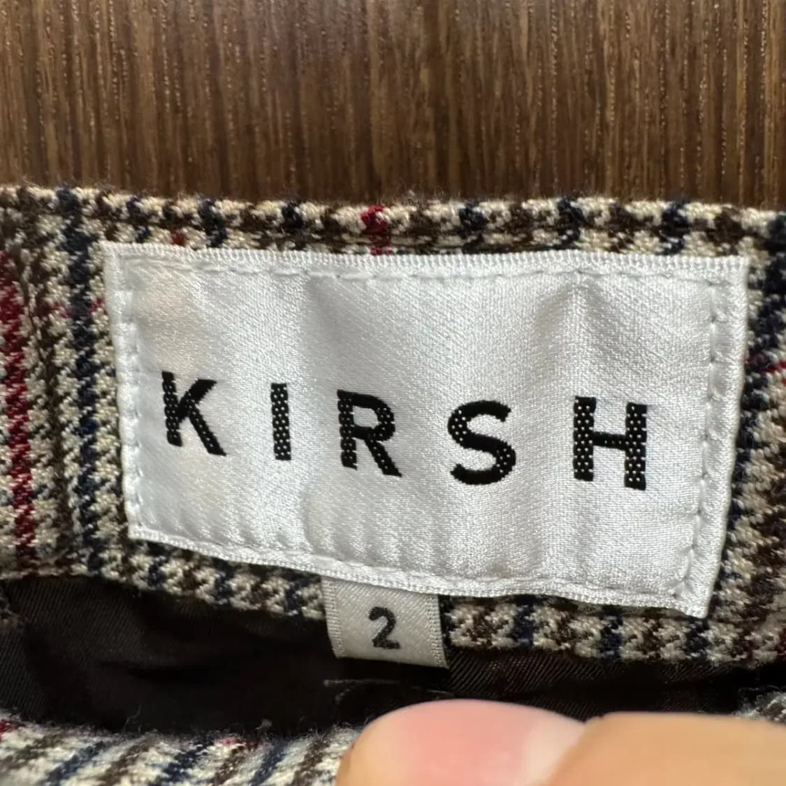 키르시 체크치마 스커트 상품이미지2