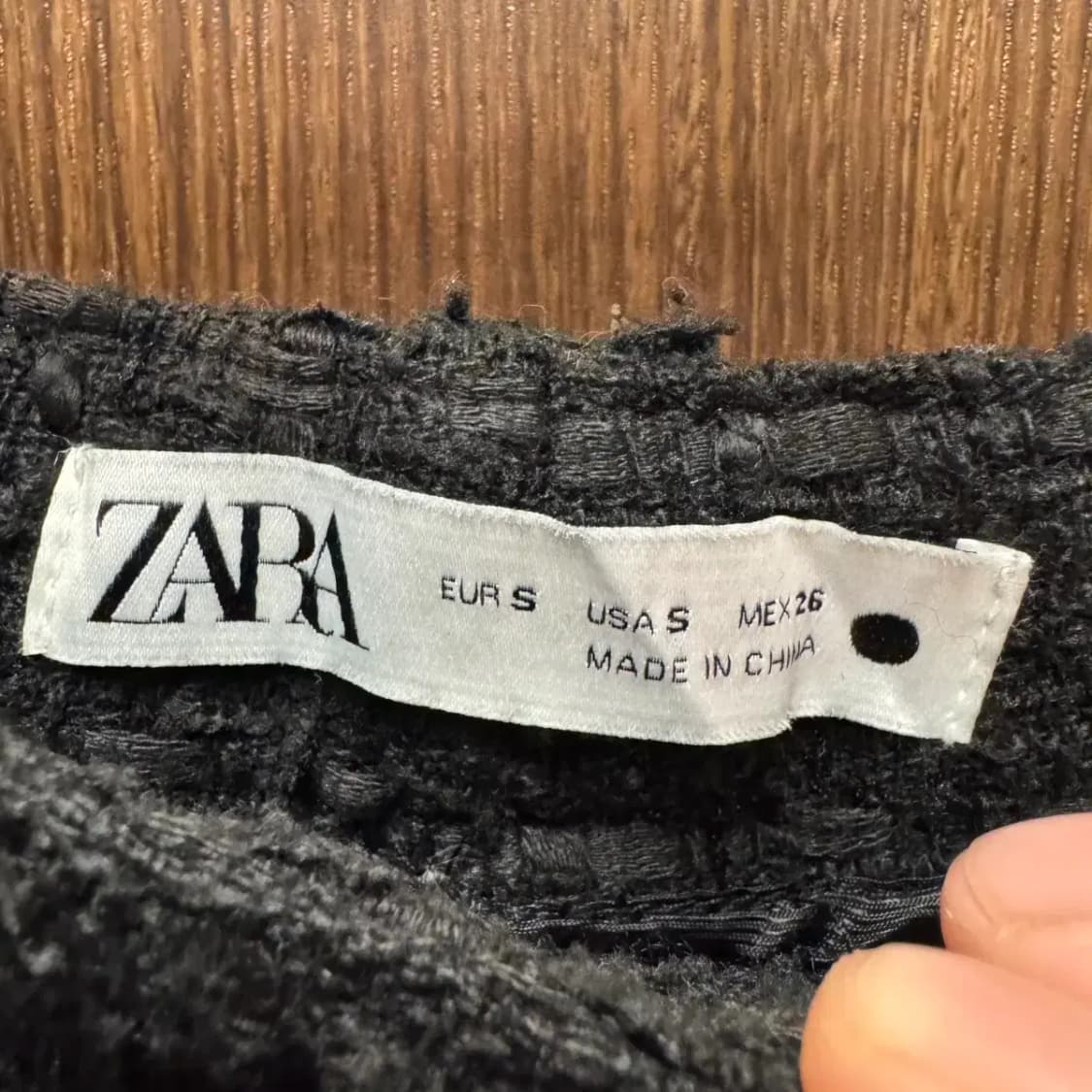 자라 트위드 바지 팬츠 상품이미지2