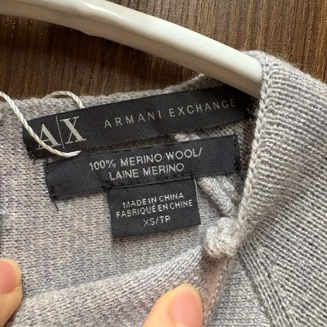 알마니 익스체인지 100% 메리노울 원피스 상품이미지2