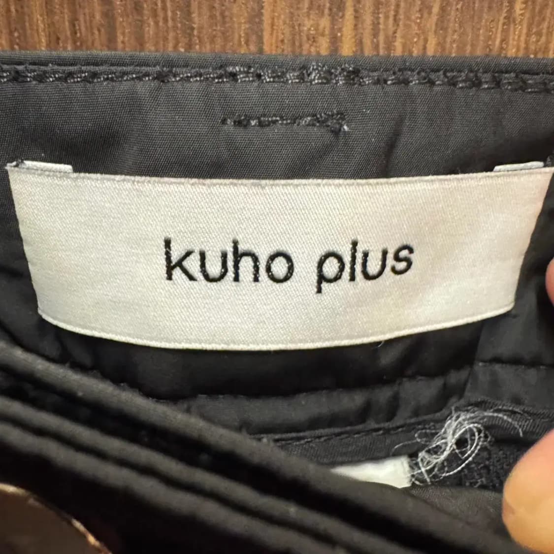 구호플러스 뒷트임 슬랙스 바지 상품이미지2