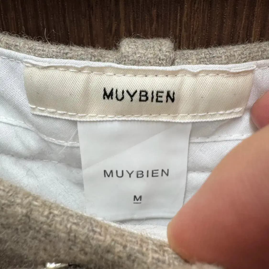 MUYBIEN 울혼방 반바지 상품이미지2