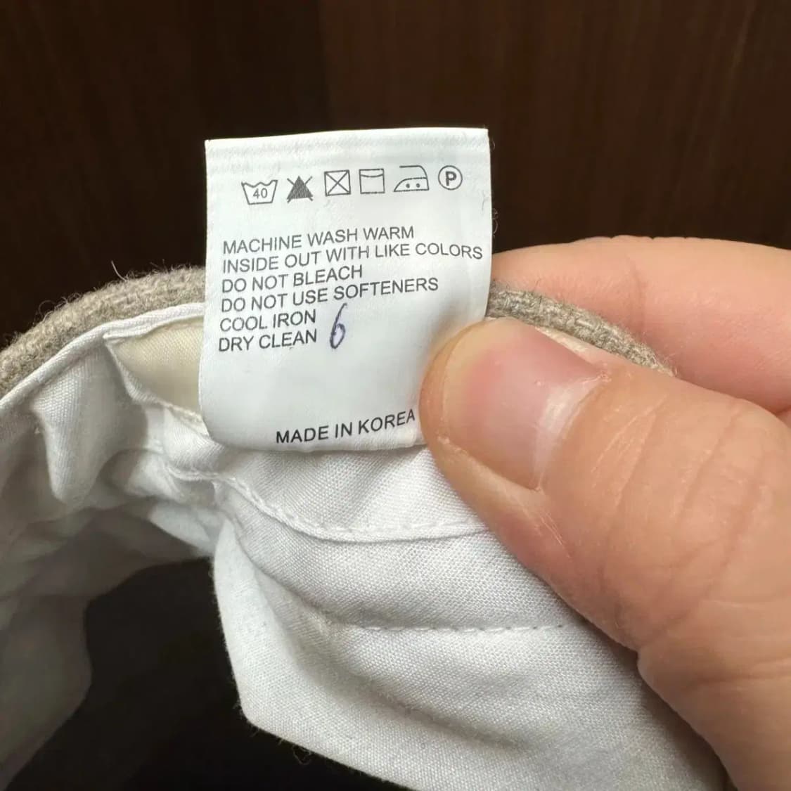 MUYBIEN 울혼방 반바지 상품이미지3